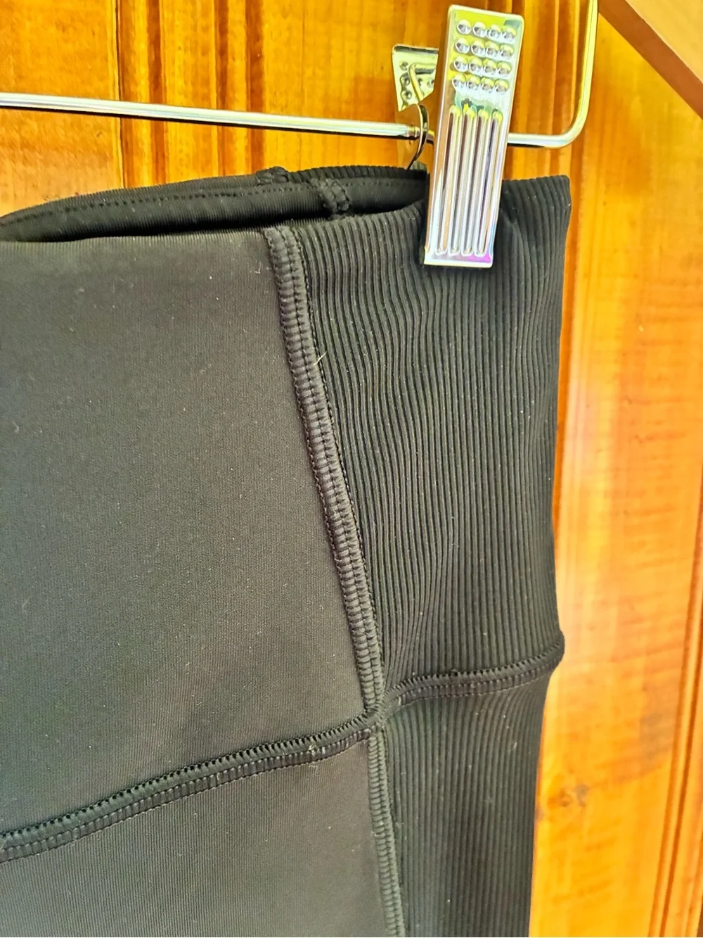 lululemon athletica Black Cropped High-Rise Leggings